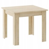 Moderne Eetset Scandinavisch Design - Eiken/Wit - 4 Persoons