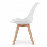 Ruimtebesparende Eethoek - 80x80 Tafel - 4 Comfortabele Stoelen