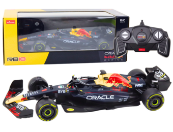 Afstand bestuurbare auto - 1:18 schaal - zwart - 31.5x11.5x5.5 cm