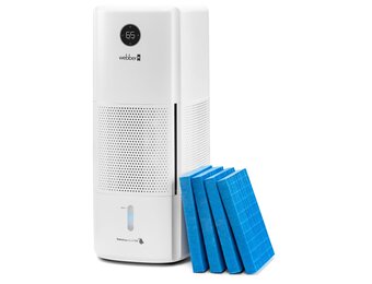 Luchtbevochtiger - HydroClean systeem - PURE H2O filter - EasyWater systeem