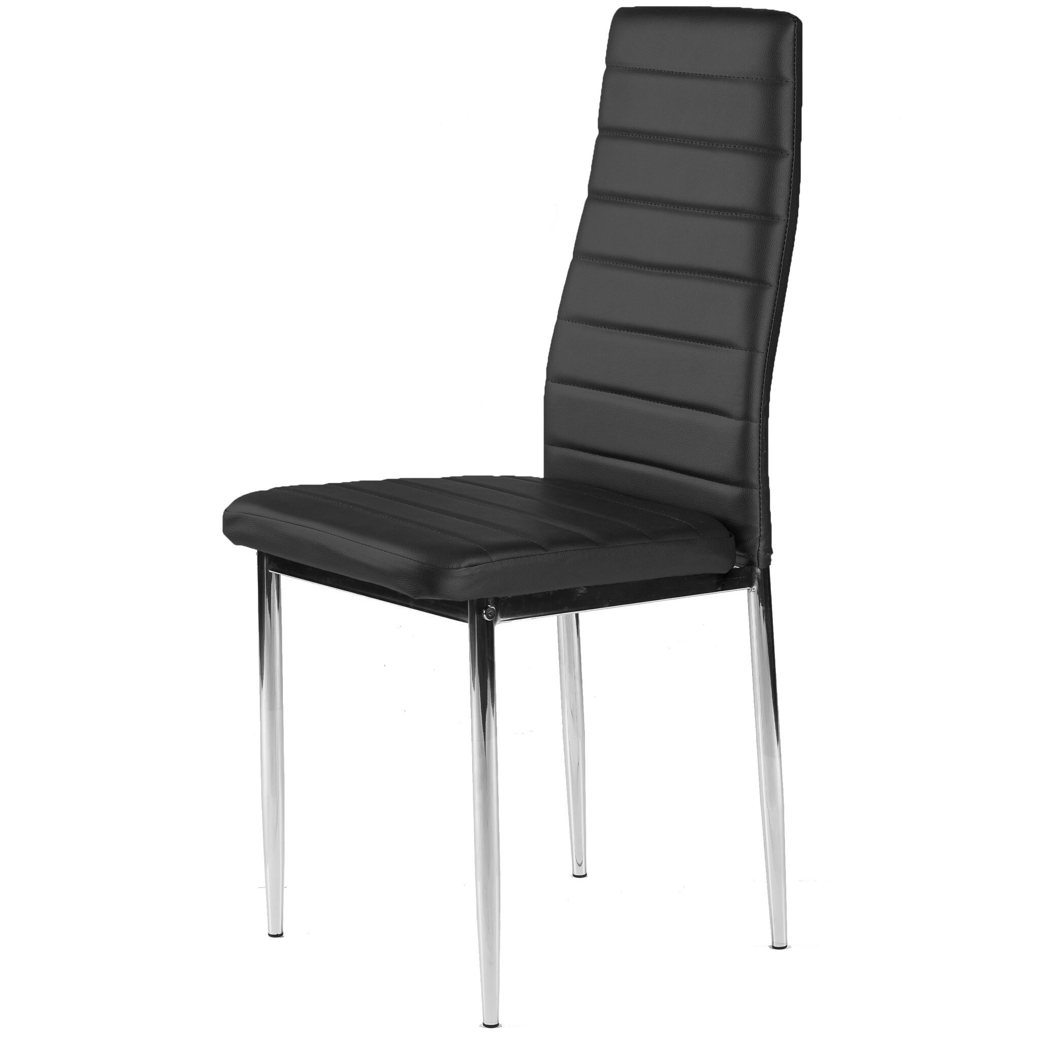 Eetkamerstoelen - set van 4 - zacht kunstleer - draagvermogen 120 kg