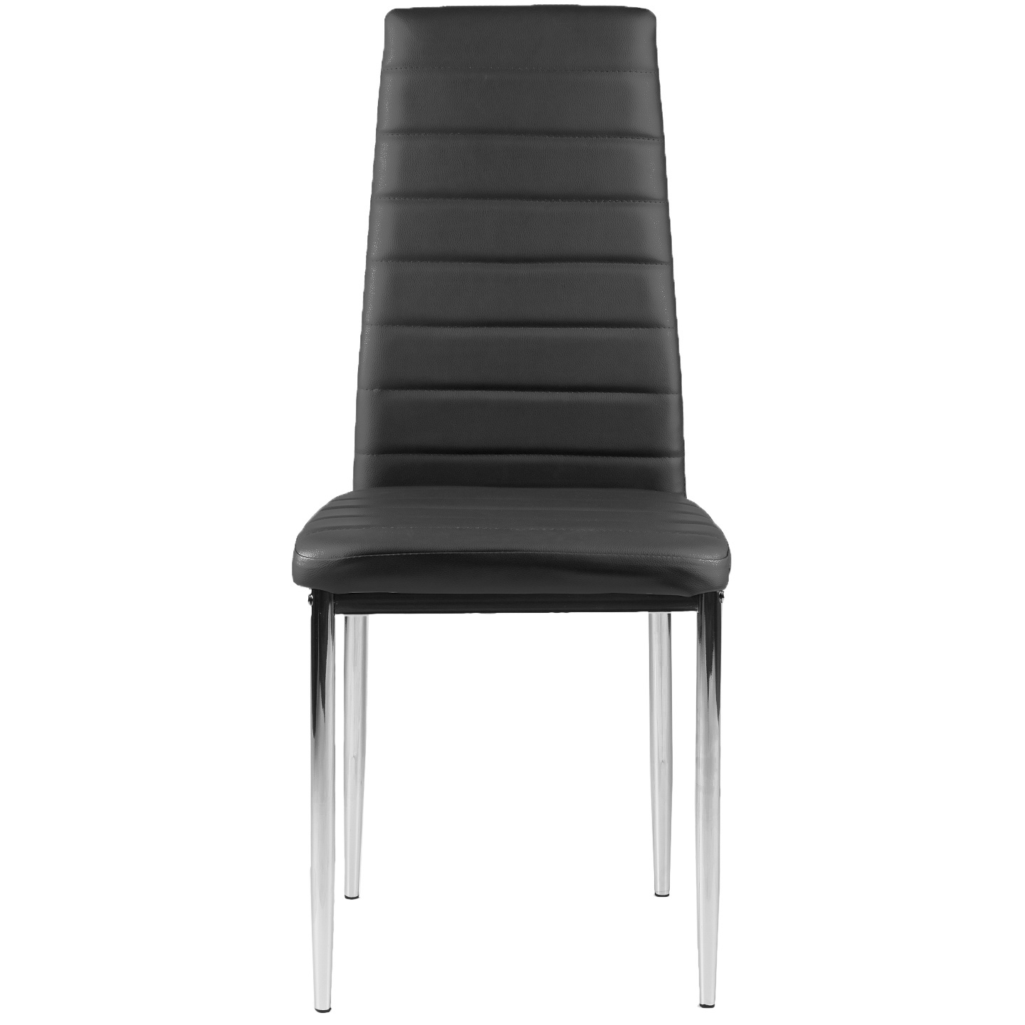 Eetkamerstoelen - set van 4 - zacht kunstleer - draagvermogen 120 kg