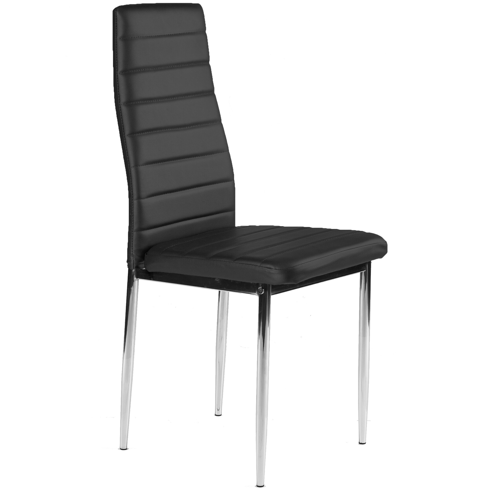 Eetkamerstoelen - set van 4 - zacht kunstleer - draagvermogen 120 kg