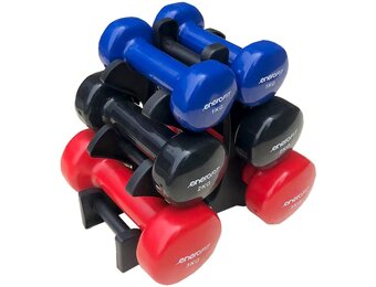 Dumbbell set 6 vinyl gecoate gewichten kopen?