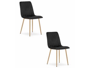 Fluwelen stoelen set 86 x 45 x 55 cm kopen?