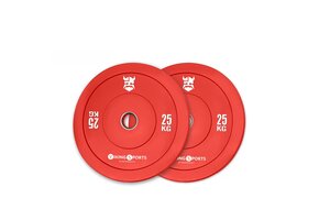 Bumper plate 25kg rubber kopen?