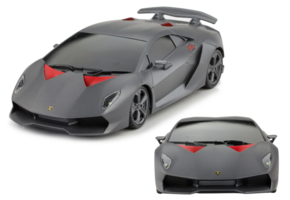 Radiografisch Bestuurbare Lamborghini Sesto Elemento - 2.4GHz RC Auto - Schaal 1:24 - Grijs