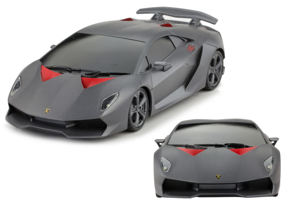 Radiografisch Bestuurbare Lamborghini Sesto Elemento - 2.4GHz RC Auto - Schaal 1:24 - Grijs