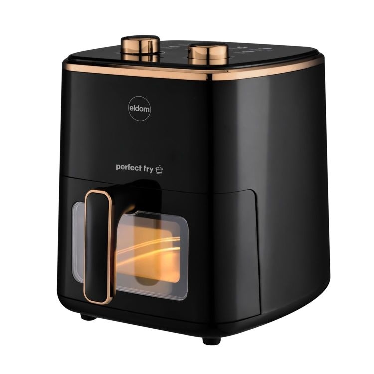 Digitale Airfryer 1500W - Vetarm Frituren - Groot 5 Liter - Met 9 Kookprogramma's