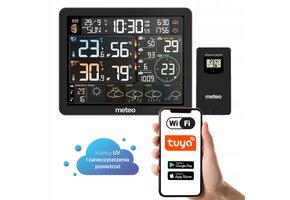 Digitaal Weerstation Pro - Complete Weermeting Binnen/Buiten met Luchtdruk en Fijnstofmeting