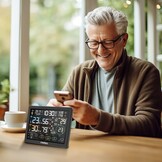 Tuinweerstation Draadloos - Vorstmelder met Temperatuur en Weersverwachting