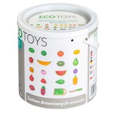 Educatief Houten Snijfruit Set - 20-delig Leerspeelgoed voor Motoriek - 3+ jaar