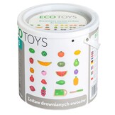 Speelkeuken Fruit Set - Houten Snijspeelgoed met Mes en Plank - 3+