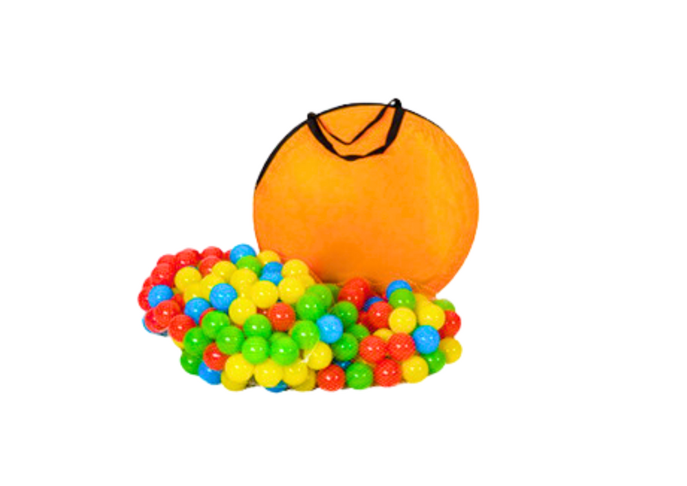 3-in-1 Kinderspeeltent Deluxe - Opvouwbaar Speelhuis met Tunnel en Ballenbak - 180 cm