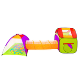 Complete Speeltent Set voor Kinderen - Speelhuis, Kruiptunnel en Tent - Ideaal Verjaardagscadeau