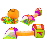 Multifunctionele Kinder Speeltent - Voor Binnen en Buiten - Met Tunnel en Ballen - 3+ jaar