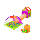 Multifunctionele Kinder Speeltent - Voor Binnen en Buiten - Met Tunnel en Ballen - 3+ jaar