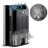 Compacte Luchtontvochtiger Berdsen - 38dB Stil - Grote 2L Tank - Zwart