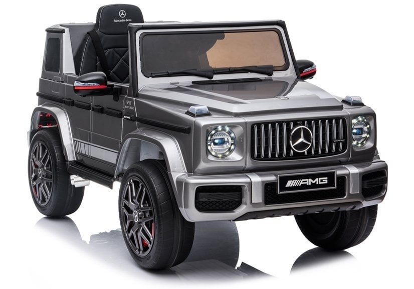 Moderne Kinderauto met Multimedia Systeem - 2.4G Besturing - Zilver Design