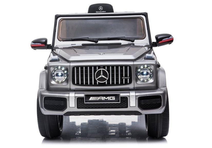 Moderne Kinderauto met Multimedia Systeem - 2.4G Besturing - Zilver Design