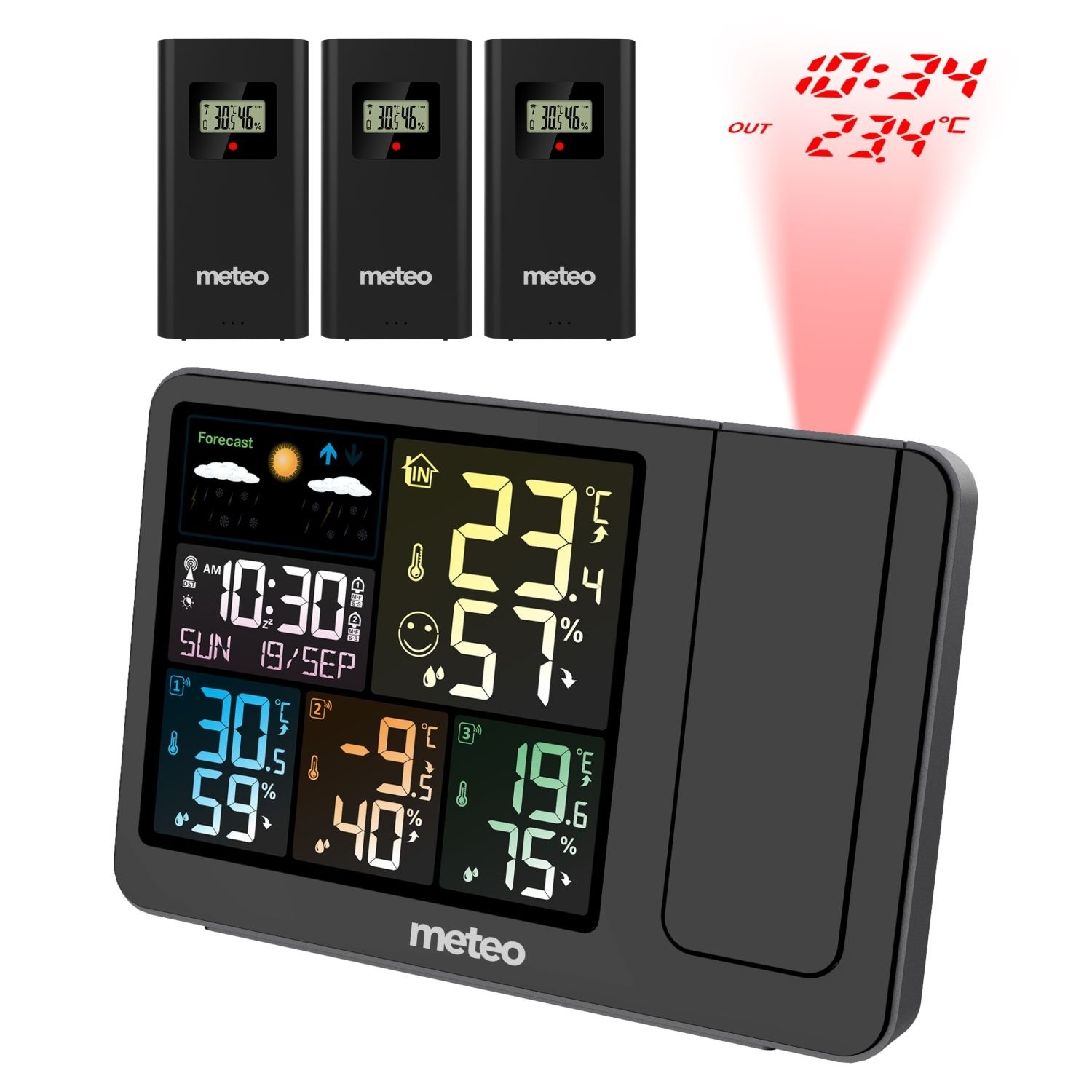 Digitaal Weerstation met Barometer en Draadloze Buitensensor - Complete Weermeting