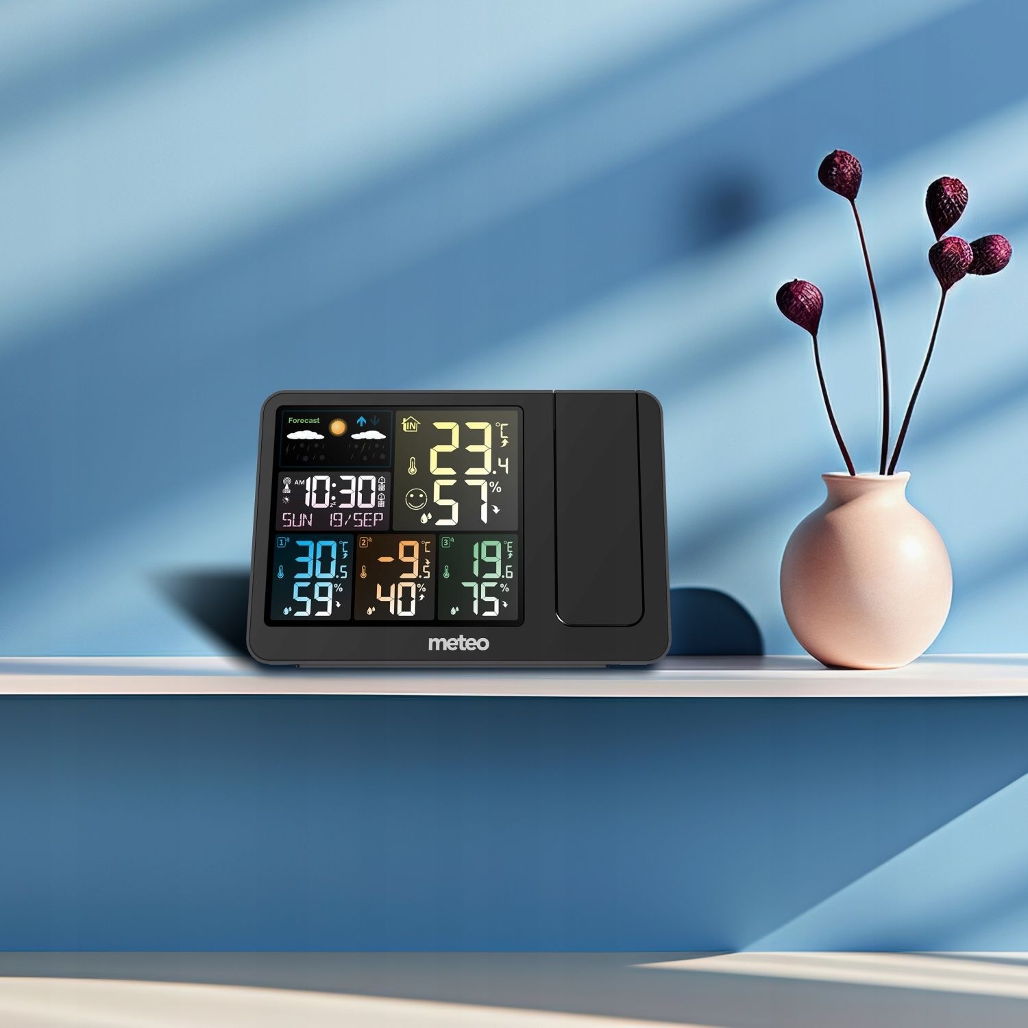 Digitaal Weerstation met Barometer en Draadloze Buitensensor - Complete Weermeting