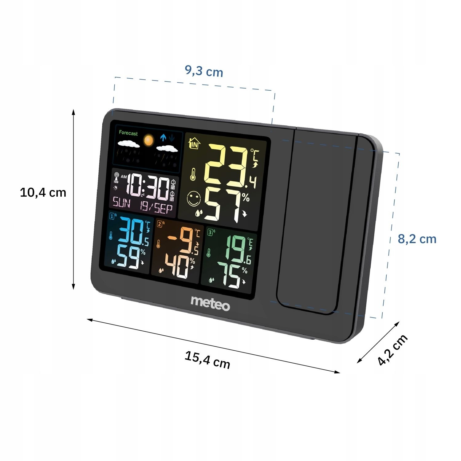 Digitaal Weerstation met Barometer en Draadloze Buitensensor - Complete Weermeting