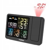 Compact Weerstation met Projectieklok - Complete Temperatuur en Luchtvochtigheidsmeting