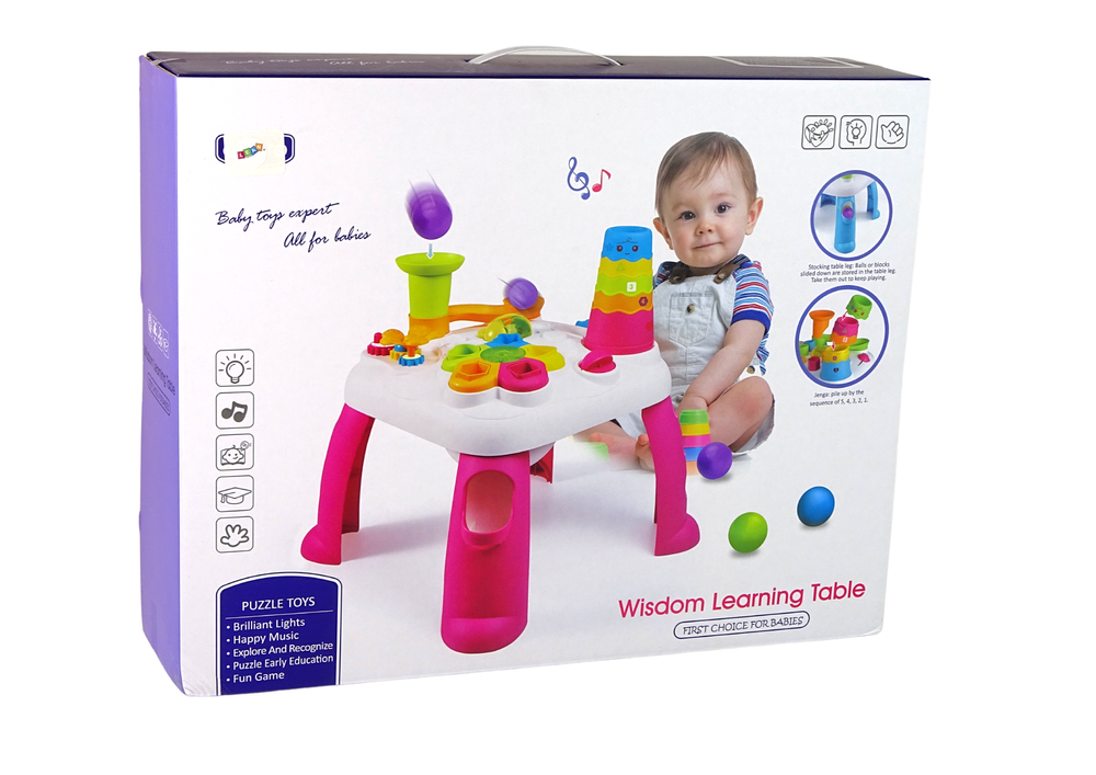 Educatieve LED Peuter Speeltafel - Vormen & Kleuren Leertafel 18+ mnd
