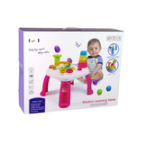 Interactieve Kinder Speeltafel met Lichtjes - Ballenbaan en Vormen Sorteerder