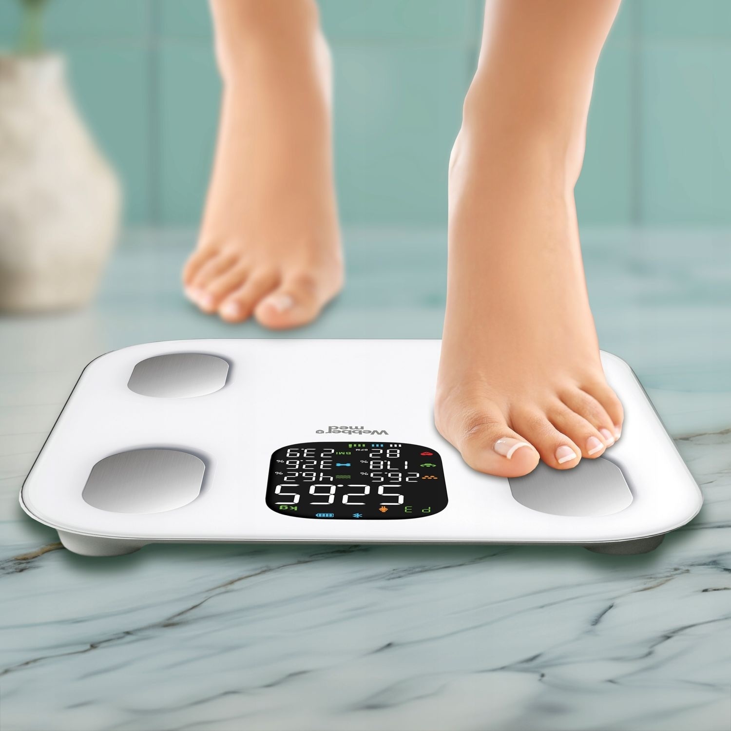 Fitness Weegschaal Pro - Lichaamssamenstelling Analyzer met App