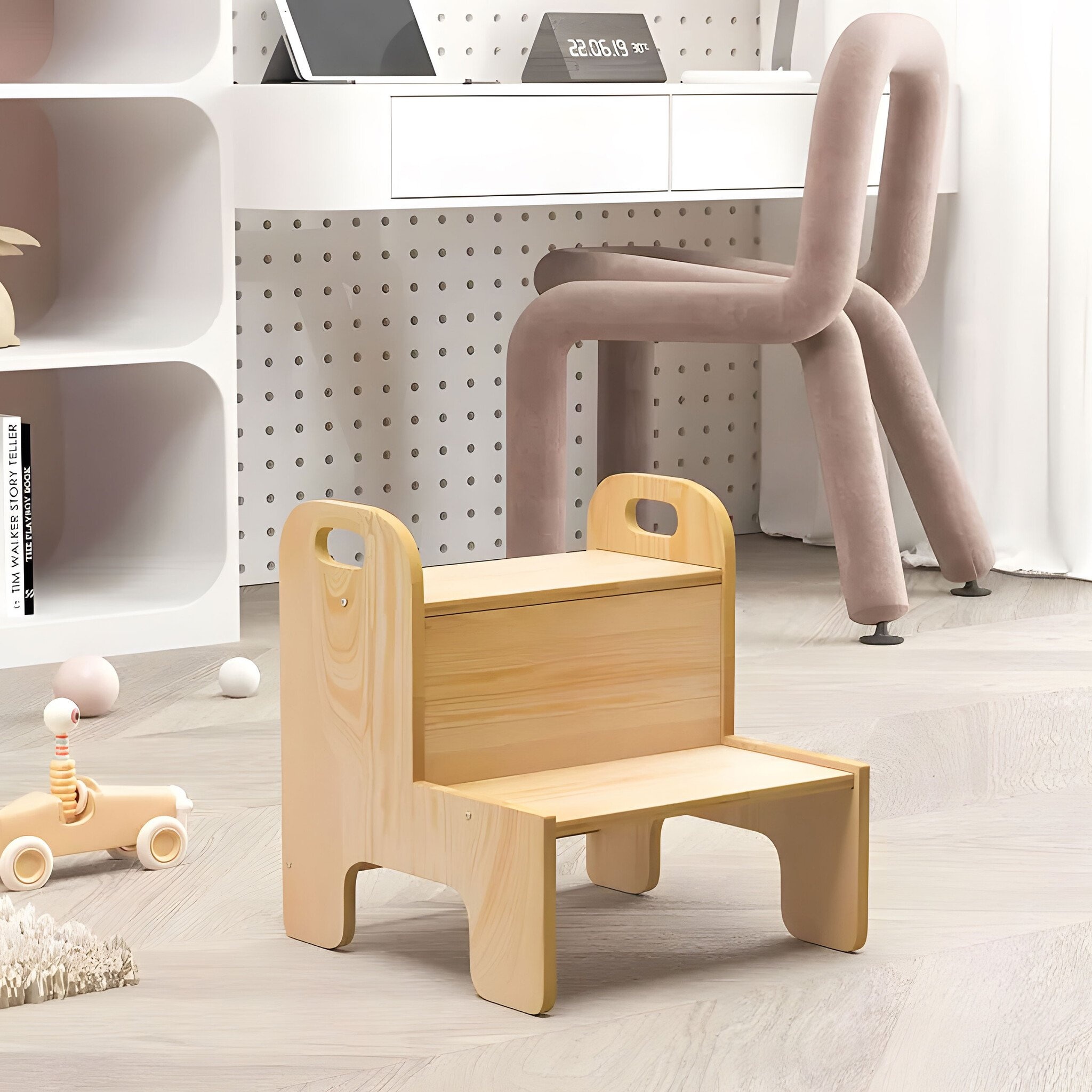Montessori Keukentrap Kind - Zelfstandig Leren Helpen - Veilig Design