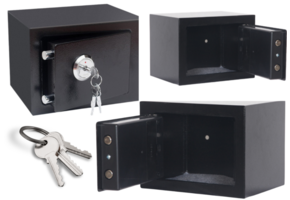 Wandkluis 23x17x17 cm - Eenvoudige Montage - Gestoffeerd Interieur - Inclusief Bevestiging