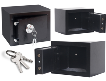 Wandkluis 23x17x17 cm - Eenvoudige Montage - Gestoffeerd Interieur - Inclusief Bevestiging