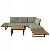 Moderne Tuinhoekbank Set - Inclusief Tafel - Weerbestendig