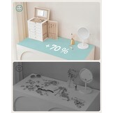 Decoratieve Witte Sieradenkast met Spiegel - Stijlvol Interieur