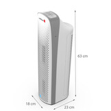Compacte Luchtreiniger voor Kantoor - 220m³/u - Stil en Effectief