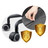 Ergonomische Werona Professionele Bureaustoel met SoftSwing - Grijs/Rood