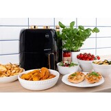 Snelle Heteluchtfriteuse 3,5L - 2 Min. Opwarming - Digitale Bediening
