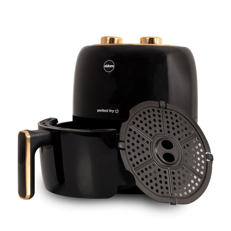 Snelle Heteluchtfriteuse 3,5L - 2 Min. Opwarming - Digitale Bediening