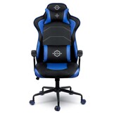 Premium Yasuo Bureaustoel - Ergonomisch Gaming Design - Grijs/Rood Eco-leder