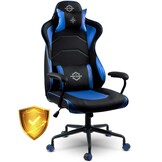 Verstelbare Gaming Bureaustoel Yasuo - Comfort voor Werk en Ontspanning - Grijs/Rood