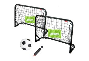 Tuin Voetbaldoelen Set - Stabiele Constructie - 2 Doeltjes voor Kinderen