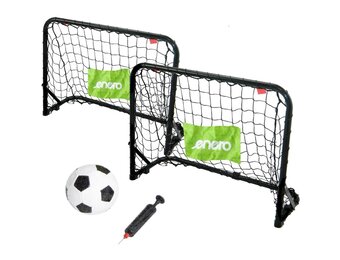 Tuin Voetbaldoelen Set - Stabiele Constructie - 2 Doeltjes voor Kinderen