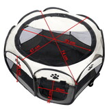 Puppy Trainingsbox - Veilige Wenbox met Dubbele Toegang - 67x74x46 cm