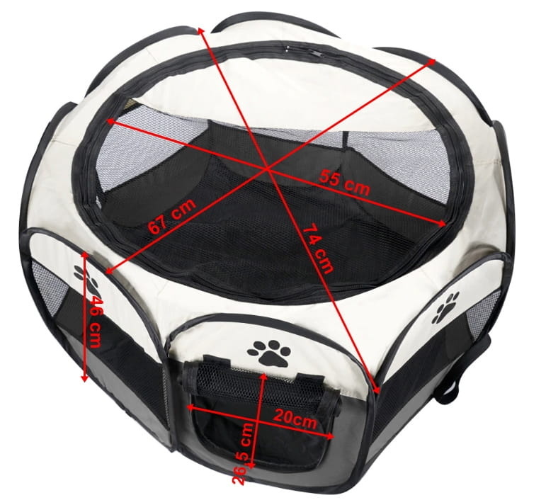 Compacte Huisdierbox - Ruimtebesparend Opvouwbaar - Voor Hond en Kat