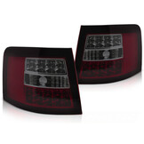 LED Achterlichten Set geschikt voor Audi A6 Station - Red Smoke - E4 Gekeurd (1997-2004)