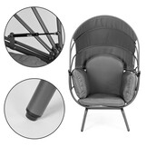 Duurzame Tuinloungestoel - Waterdicht - UV-Bescherming - Stalen Frame