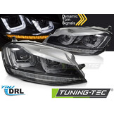 Premium LED Koplampen VW Golf 7 | Zwart Design met Dynamische Richtingaanwijzers