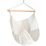 Hangstoel - hangmat - beige - 130x100 cm - inclusief hoes